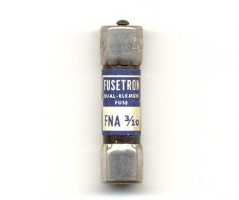 FNA-3/10 Pin Indicating Time-Delay Bussmann Fuse 3/10Amp - USED