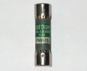 FNM-15 Fusetron 15Amp Bussmann Fuse USED