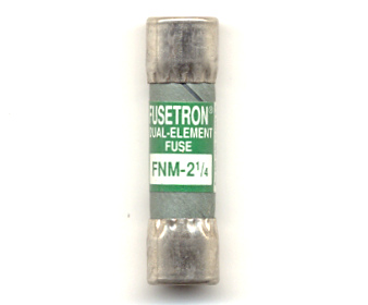 FNM-2-1/4 Fusetron 2-1/4Amp Bussmann Fuse