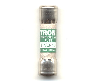 Fusibile a cartuccia Eaton FNQ, 10 A, in Fibra di vetro, 10 x 38 mm, T, 500 V