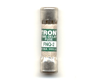 FNQ-2 Tron BUSSMANN FUSE 2Amp 500Vac