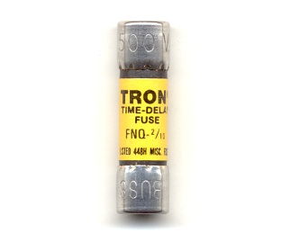 FNQ-2/10 Tron BUSSMANN FUSE 2/10Amp 500Vac - NOS