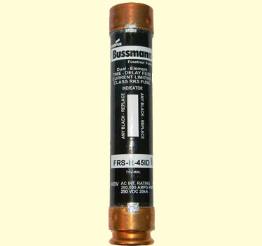 FRS-R-45ID Fusetron 45Amp Indicator Bussmann Fuse