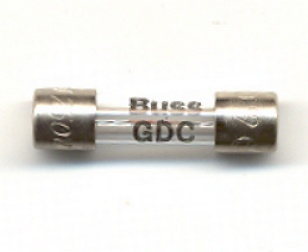 GDC-1.25A Buss Glass Fuse 1.25Amps - 5 fuses