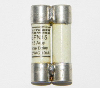 GFN15 Ferraz Shawmut 15Amp Pin Indicating fuse