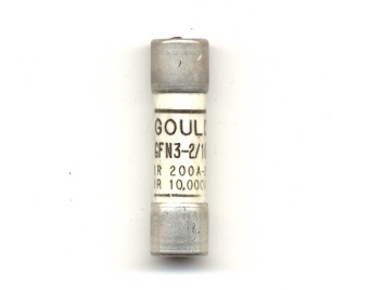 GFN3-2/10 Gould Shawmut 3-2/10Amp Pin Indicating NOS