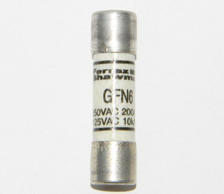 GFN6 Ferraz Shawmut 6Amp Pin Indicating fuse