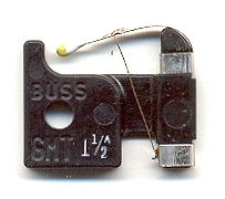 GMT-1-1/2A Bussmann Alarm Indicating, 1-1/2Amp : 5 fuses