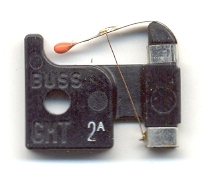 GMT-2A or GMT-2 Bussmann Alarm Indicating 2Amp 5 fuses