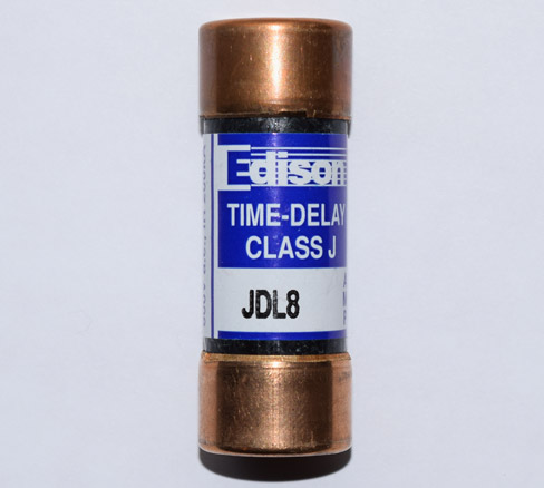JDL8 Edison Fuse Class J 8Amp Time-Delay 600V