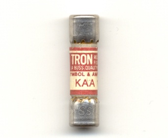 KAA-5 Tron Rectifier 5amp Bussmann Fuse - USED