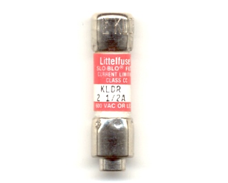 KLDR-2-1/2 Time-Delay Littelfuse Class CC, 2-1/2Amp