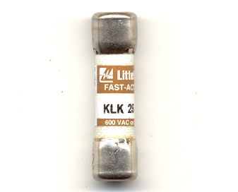 KLK-25 Littelfuse Fast Acting Fuse 25Amp