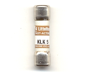 KLK-5 Littelfuse Fast Acting Fuse 5Amp