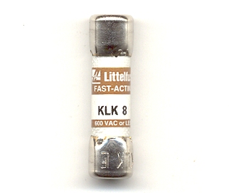 KLK-8 Littelfuse Fast Acting Fuse 8Amp