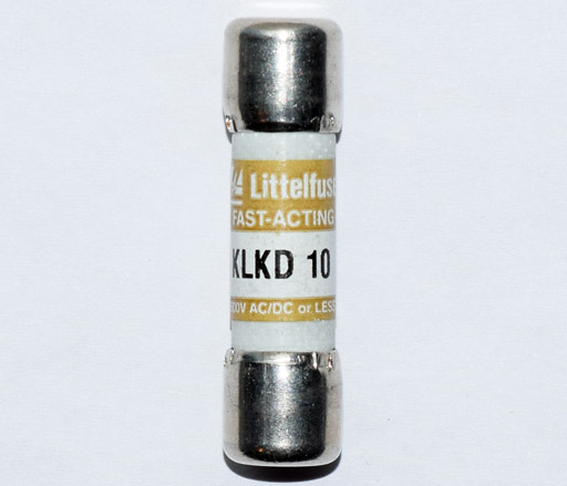 KLKD-10 Littelfuse Fast Acting Fuse 10Amp