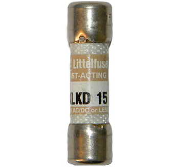 KLKD-15 Littelfuse Fast Acting Fuse 15Amp