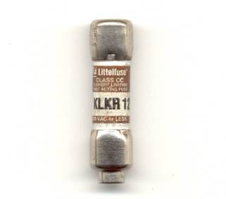 KLKR-12 Fast-Acting Littelfuse Class CC 12Amp, USED