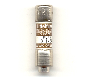 KLKR-3-1/2 Fast-Acting Littelfuse Class CC 3-1/2Amp NOS