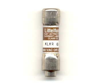 KLKR-6 Fast-Acting Littelfuse Class CC 6Amp