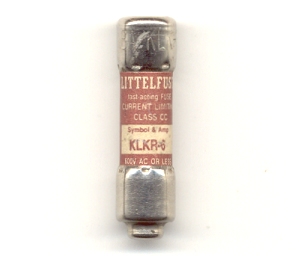 KLKR-6 Fast-Acting Littelfuse Class CC 6Amp NOS