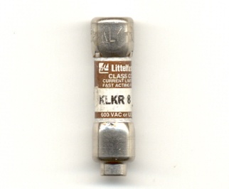 KLKR-8 Fast-Acting Littelfuse Class CC 8Amp, USED