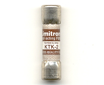 KTK-2 Limitron Fast-Acting Bussmann Fuse 2Amp