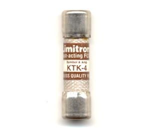 KTK-4 Limitron Fast-Acting Bussmann Fuse 4Amp