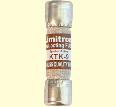 KTK-9 Limitron Fast-Acting Bussmann Fuse 9Amp