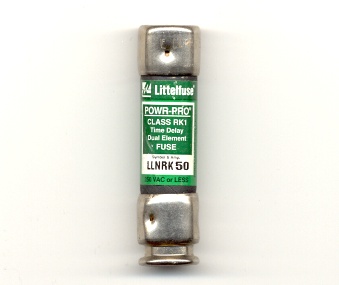 LLNRK-50 Powr-Pro Littelfuse Time-Delay Fuse 50Amp USED