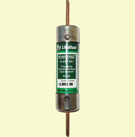 LLNRK-80 Powr-Gard Littelfuse Time-Delay Fuse 80Amp