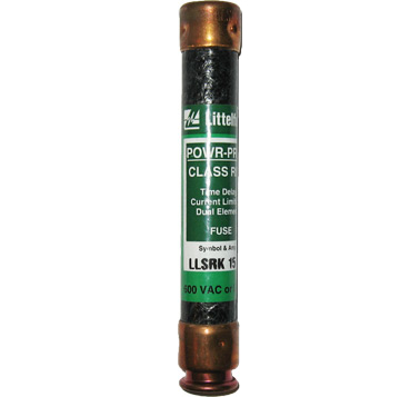 LLSRK-15 Powr-Pro Littelfuse Time-Delay Fuse 15Amp