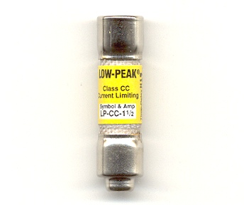 LP-CC-1-1/2 Low-Peak Bussmann Fuse 1-1/2Amp