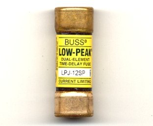 LPJ-12SP Low-Peak Bussmann Fuse 12Amp