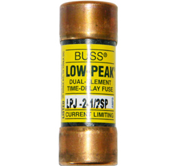 LPJ-2-1/2SP Low-Peak Bussmann Fuse 2-1/2Amp