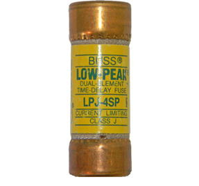 LPJ-4SP Low-Peak Bussmann Fuse 4Amp NOS