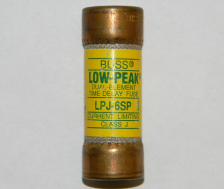 LPJ-6SP Low-Peak Bussmann Fuse 6Amp USED