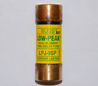 LPJ-9SP Low-Peak Bussmann Fuse 9Amp NOS
