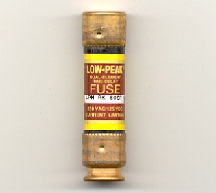 LPN-RK-60SP Low-Peak Time-Delay Fuse 60Amp Bussmann