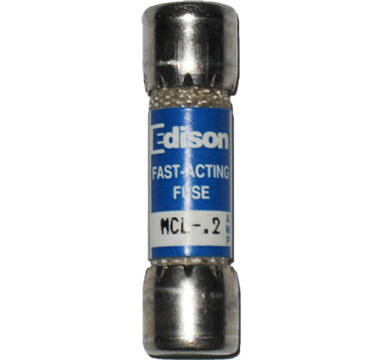 MCL-.2 Fast-Acting Edison Fuse 2/10Amp