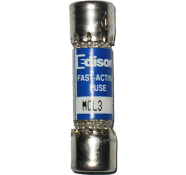 MCL3 Fast-Acting Edison Fuse 3Amp