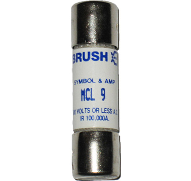MCL9 Fast-Acting Brush Fuse 9Amp NOS