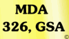 MDA, 326, GSA