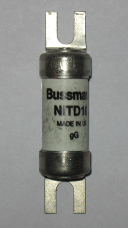 NITD10 Bussmann HRC Fuse Links 10Amp NOS