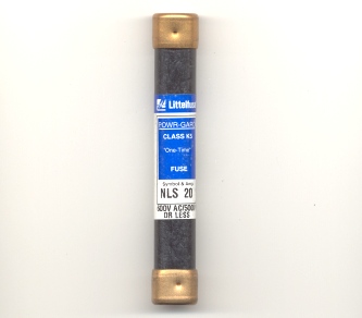 NLS-20 OneTime 600V Littelfuse Fuse 20Amp