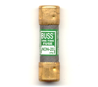 NON-20 OneTime 250V Buss Fuse 20Amp