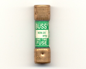 NON-20 OneTime 250V Bussmann Fuse 20Amp - NOS