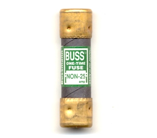 NON-25 OneTime 250V Bussmann Fuse 25Amp