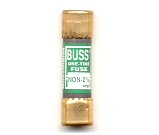 NON-2-1/2 OneTime 250V Bussmann Fuse 2-1/2Amp