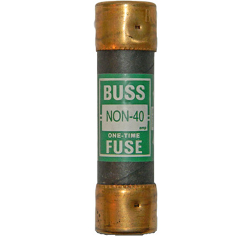 NON-40 OneTime 250V Buss Fuse 40Amp NOS